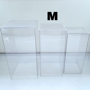 Mesa Cubo Transparente M