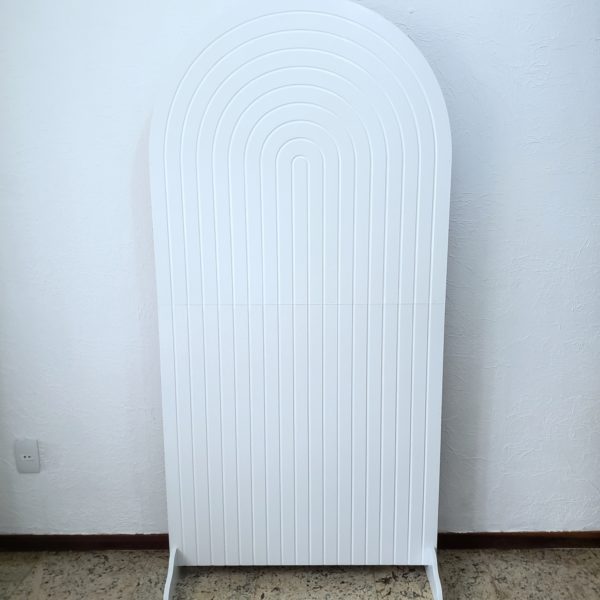 Painel Romano Espiral Desmontável Branco