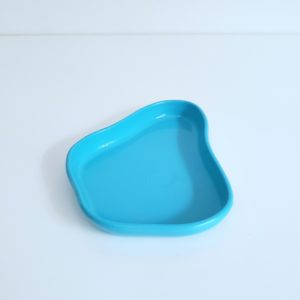 Mini Bandeja Orgânica ABS cor Azul Tiffany