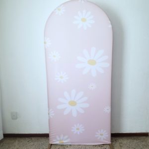 Painel Romano com Tecido Margaridas