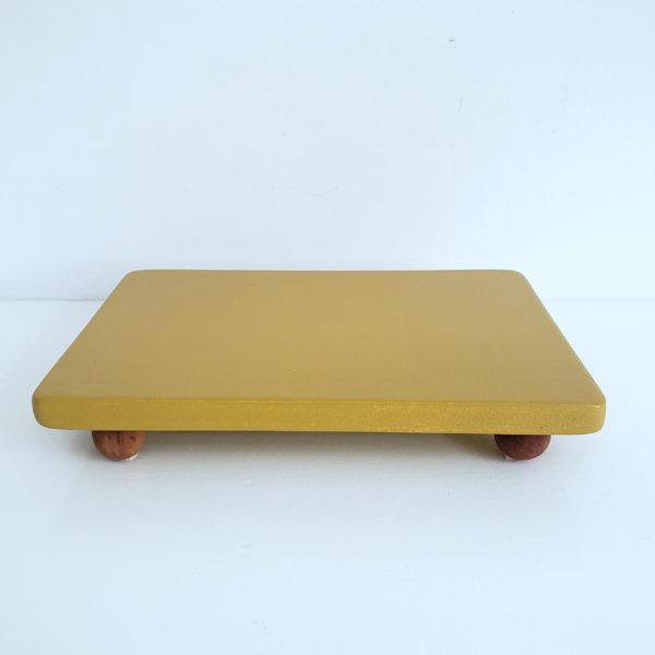 Bandeja Retangular cor Mostarda Bandeja Retangular cor Mostarda