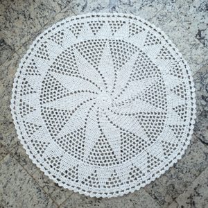 Tapete de Crochê Redondo 1,00 mD