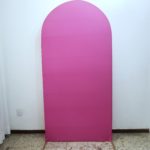Painel Romano com Tecido Pink