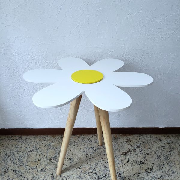 Mesa Flor Margarida Branca