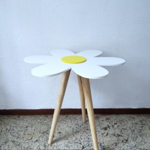 Mesa Flor Margarida Branca