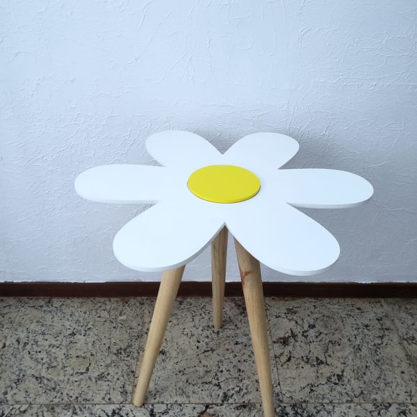 Mesa Flor Margarida Branca
