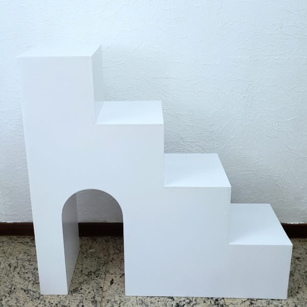 Mesa Degrau Escada cor Branca