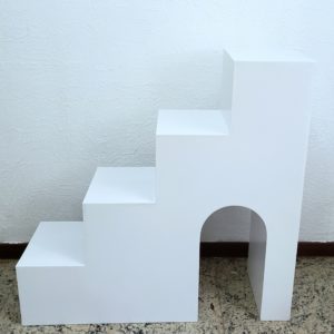 Mesa Degrau Escada cor Branca