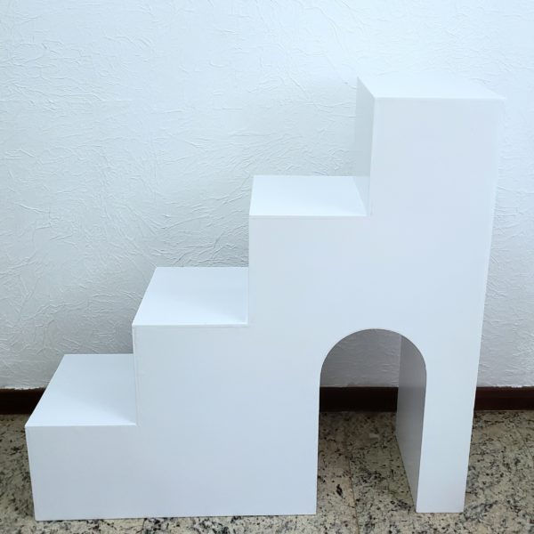 Mesa Degrau Escada cor Branca