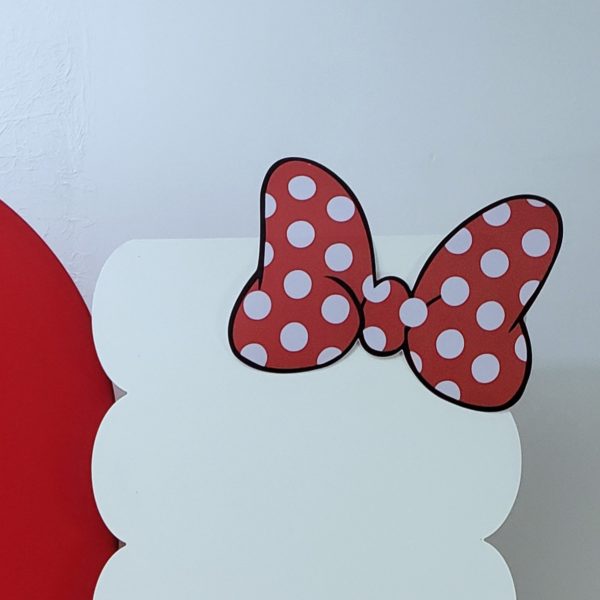 Totem Laço Poa Vermelho