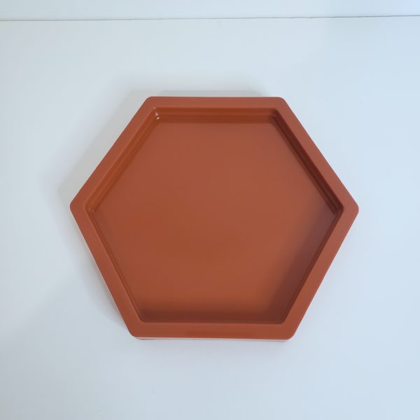 Bandeja hexagonal Terracota Bandeja hexagonal Terracota