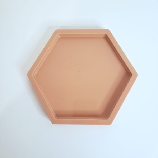 Bandeja hexagonal Papaya Bandeja hexagonal Papaya