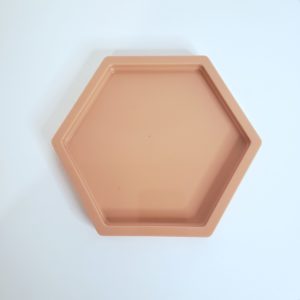 Bandeja hexagonal Papaya