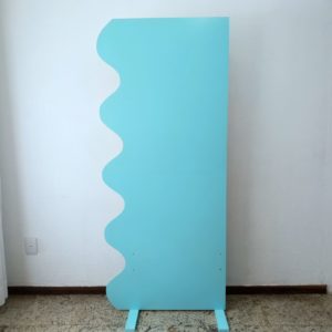 Painel Onda cor Turquesa Dobrável 1,85 x 0,80