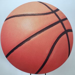 Suporte Redondo com Tecido Bola de Basquete