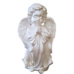 Anjo Batizado 20 cm Altura Branco Perolado