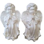 Anjo Batizado 20 cm Altura Branco Perolado
