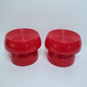 Boleira cogumelo Espiral vermelha PP