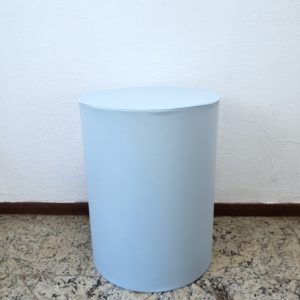 Capa para mesa cilindro M cor Azul Bebê
