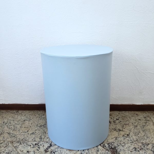 Capa para mesa cilindro M cor Azul Bebê