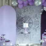 Tecido Veste Fácil Retangular Efeito 3D Paetê Prata