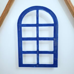 Janelinha Azul Rustica