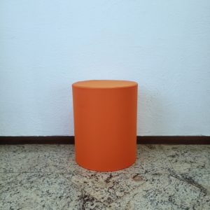 Capa para mesa cilindro P cor Laranja