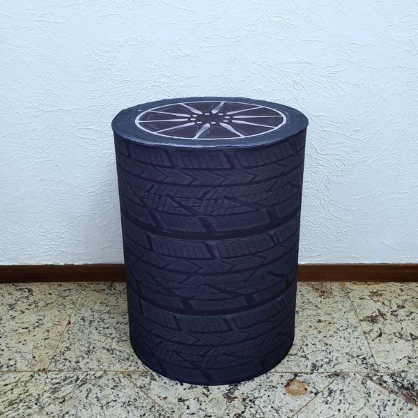 Capa para mesa cilindro M Sublimado Pneu (Locação) Capa para mesa cilindro M Sublimado Pneu (Locação)