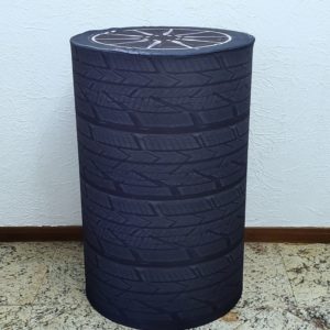 Capa para mesa cilindro G Sublimada Pneu