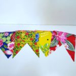 Bandeirinhas Tecido Chita Festa Junina 10 Uni