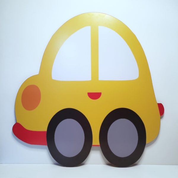 Display de Chão Carrinho bibi Amarelo 65cm (Locação) Display de Chão Carrinho bibi Amarelo 65cm (Locação)