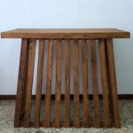 Mesa Trapézio Rústica Dobrável (Locação)