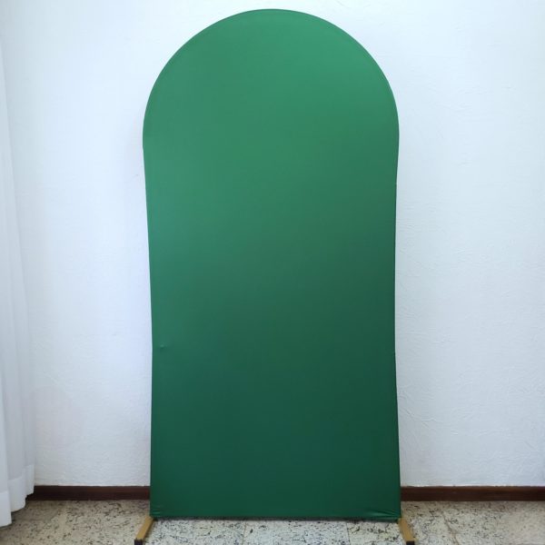 Painel Romano com Tecido Verde (Locação)