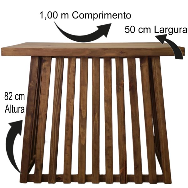 Mesa Trapézio Rústica Dobrável (Locação) Mesa Trapézio Rústica Dobrável (Locação)