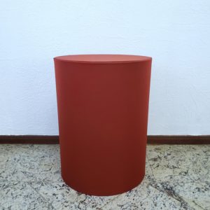 Capa para mesa cilindro M cor Telha