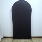 Painel Romano com Tecido Preto (Locação)