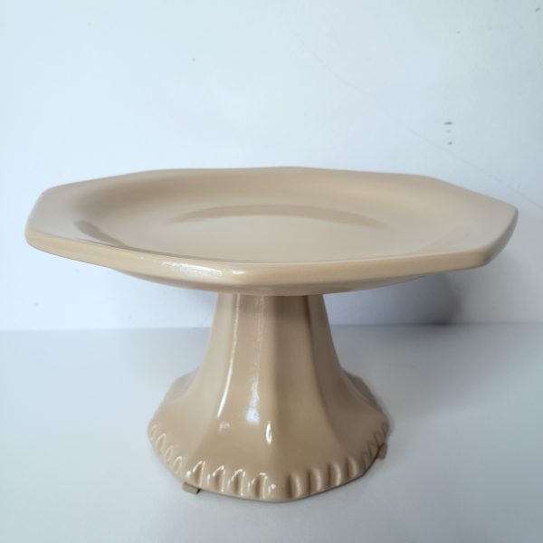 Suporte Doces Cerâmica Bege P Suporte Doces Cerâmica Bege P