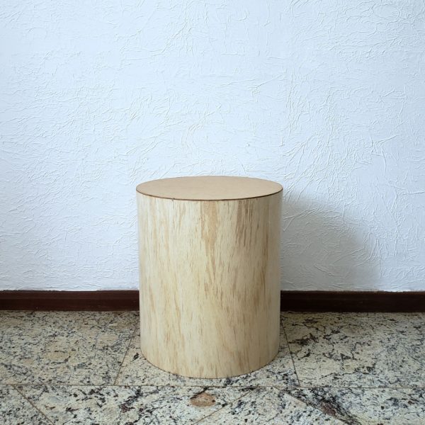 Mesa Cilindro Rustica PP (Locação)