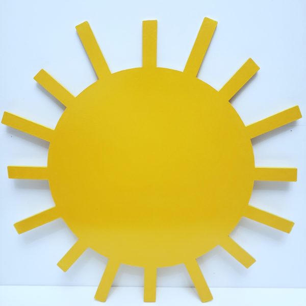 Display Sol Decorativo MDF 50 cm (Locação)