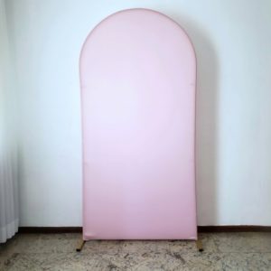 Painel Romano com Tecido dupla Face Rosa Bebê / Rosa Claro