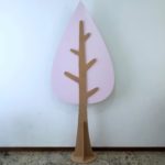 Painel Árvore 2,00 x 0,84 Rosa/Verde Claro (Locação)