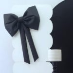 Laço Gigante Tecido cor Preto (Locação)