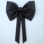 Laço Gigante Tecido cor Preto (Locação)