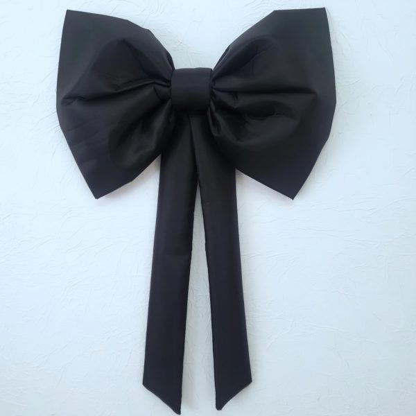 Laço Gigante Tecido cor Preto (Locação)