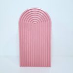 Vaso Arco ou Bandeja Espiral ABS 2 em 1 Rose