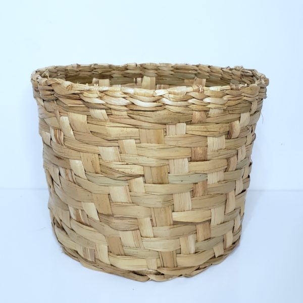 Vaso Cachepot Palha Grande de Chão Vaso Cachepot Palha Grande de Chão