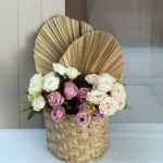 Vaso Cachepot Palha Grande de Chão (Locação)