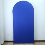 Painel Romano com Tecido Azul Royal (Locação)