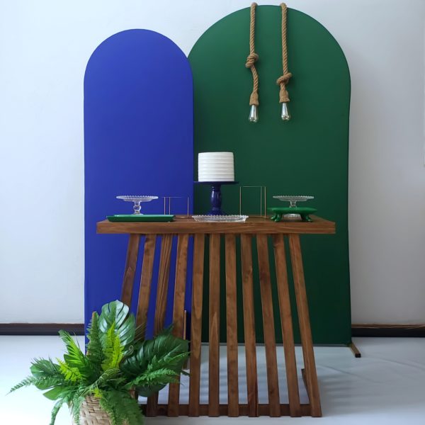 Festa Pocket Decoração Toque da Natureza Azul e Verde (Locação)