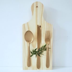 Trio Colheres de Pau com ou sem Laço para Chá de Panela (Locação)